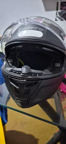 Dois Capacete Bieffe B-fast Preto Fosco Esportivo Moto