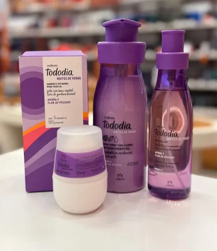 Kit Amora e Flor de Pêssego Natura 