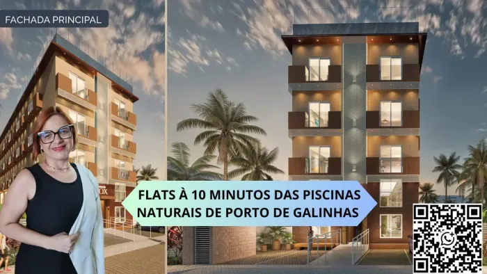 Studio em Porto de Galinhas | 19m² | Condições Facilitadas