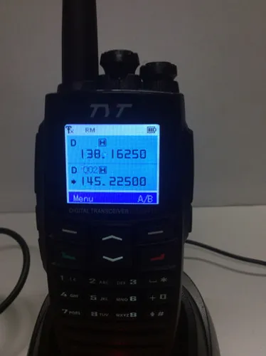 Rádio comunicador px ht digital dual band tyt dm-uvf10