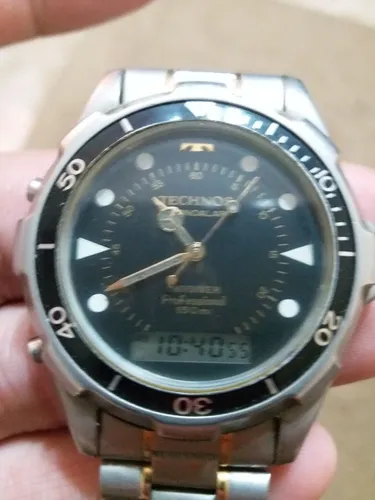 Technos Skydiver Professional década 90 150m em 3x sem juros no cartão 