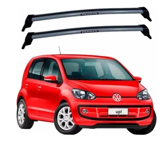 Rack Teto Volkswagen Up Bagageiro Eqmax Prata