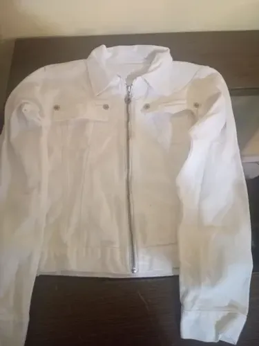 Jaqueta Jeans Branca