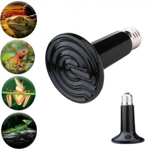 Lâmpada de Cerâmica - Aquecimento de Animais Aves Chocadeira Réptil Tartaruga Cobra etc