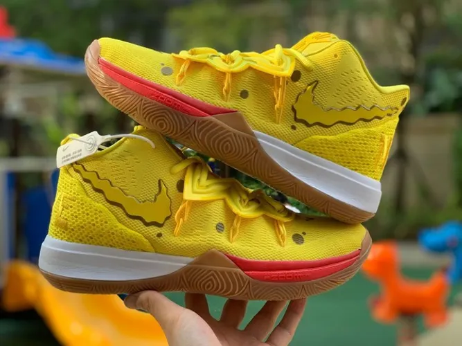 Tênis Kyrie 5 x Bob esponja
