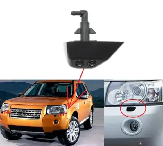 Tampa Esguicho Brucutu Farol Esquerdo Land Rover Freelander 2