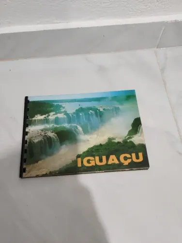 Livro cartão postal Iguaçu
