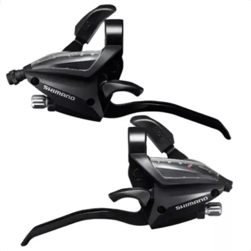 par alavanca passador cambio shimano ef500 com manetes 7x3v (direita/esquerda)