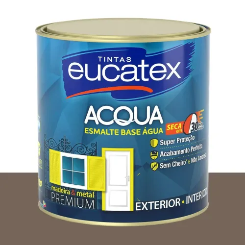 Tinta Esmalte Bril. Base Água Eucatex Cais do Porto 800 ml