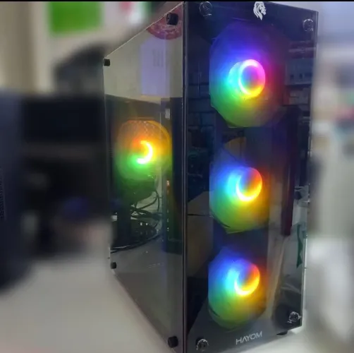 Gabinete Gamer Hayom GB1709 RGB - ENTREGA GRÁTIS 