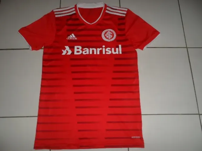 Camisa Internacional 2021 Adidas titular tamanho P com nome nas costas