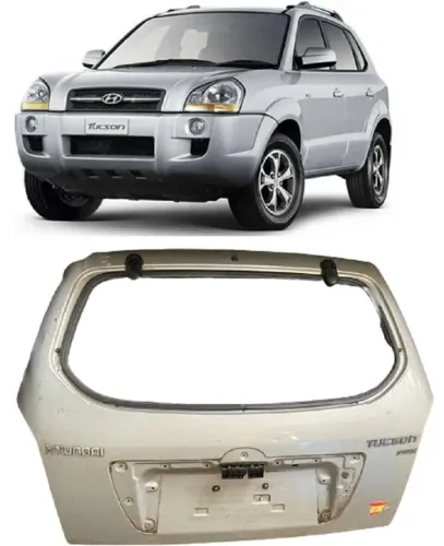 Tampa Traseira Tucson 2005 2006 a 2017 Prata