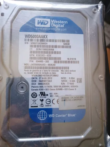 HD WD BLUE 500GB