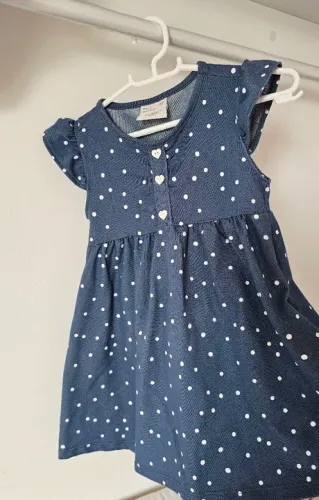 Vestido infantil azul