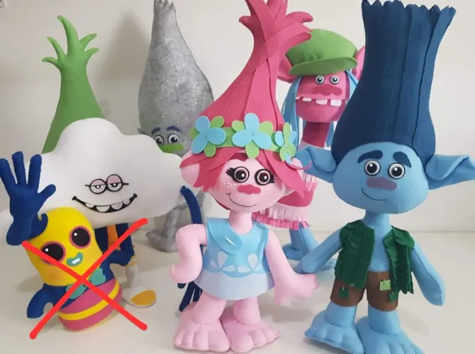 SÓ HOJE!!!!!!! Kit de Decoração de Festa Infantil - TROLLS