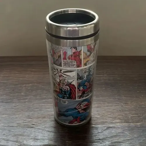 copo térmico alumínio marvel