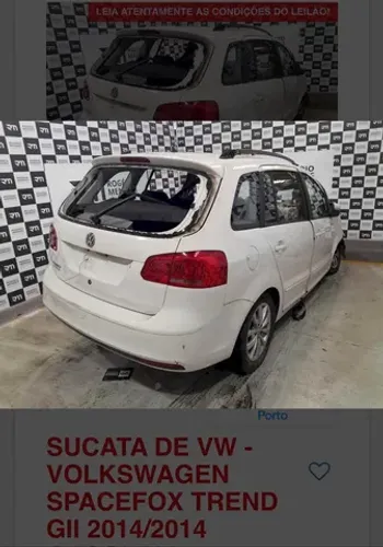 Peças Volkswagen Spacefox 1.6 motor cambio lataria 