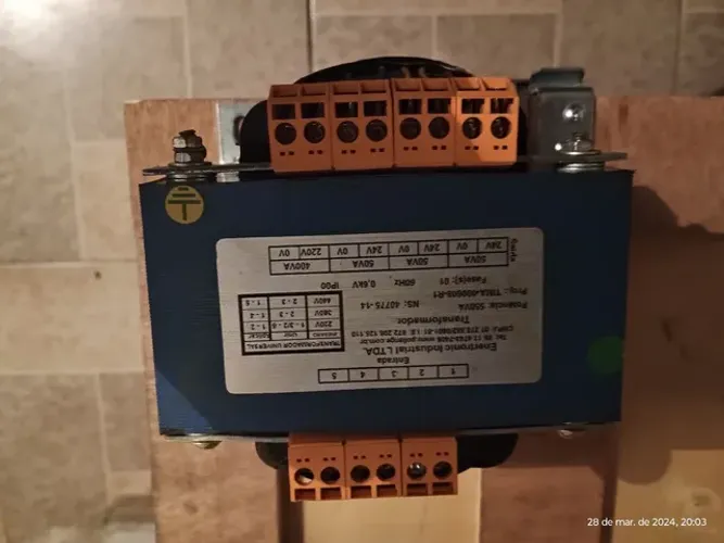 Transformador comando mono 550va E- 220/380/440 S- 24V.