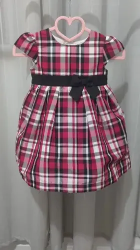 Vestido de Festa Xadrez Carter's 1 ano