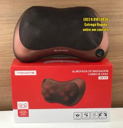 Almofada de Massagem para Carro e Casa - TOMATE AM-012