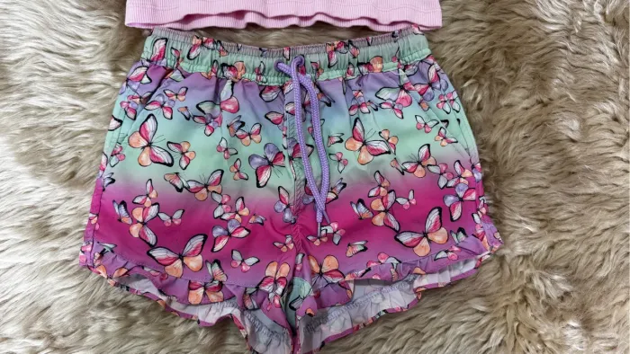 Shorts Infantil Estampado Borboletas