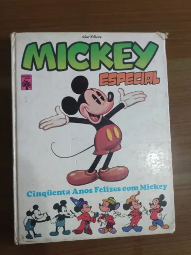  Disney Mickey e Pato Donald Edição especial grande e capa dura.
