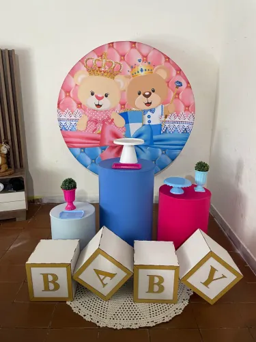 Decoração Pegue monte chá revelação
