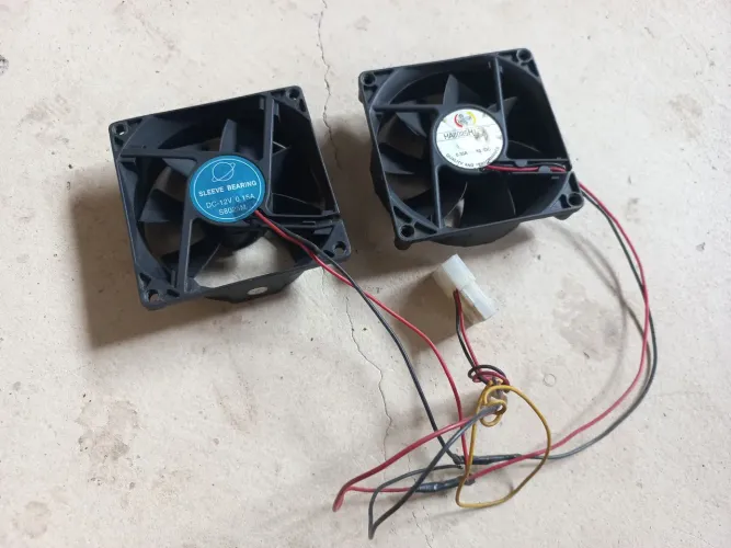 2 Coolers (Fans) Para Computador - 80nms