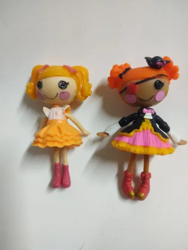 2 Mini boneca Lalaloopsy 8 cm (usada)