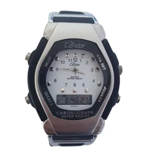 Relógio Condor Chronograph Anadigi Mod 885 Vintage