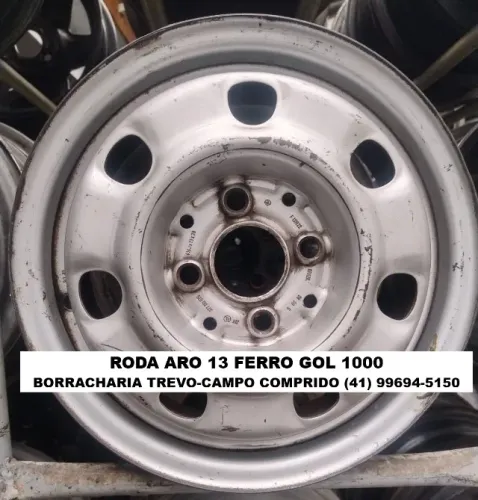 Roda de ferro aro 13 gol por 90,00 cada roda (tenho 02 unidades)