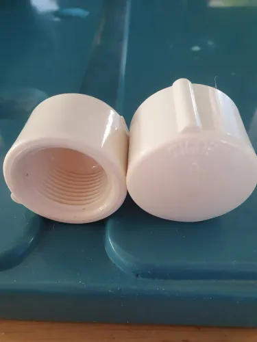20 cap pvc branco rosca 3/4