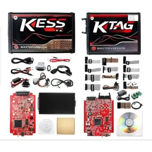 Programador Ktag + Kess Completo com Cabos e Adaptadores