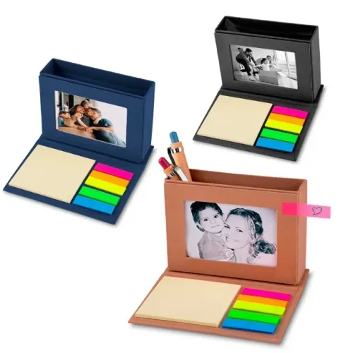 Liquidação: Lote com 11 Bloco de Anotação com Porta Fotos NOVO Ideal p/ Brindes ou Revenda
