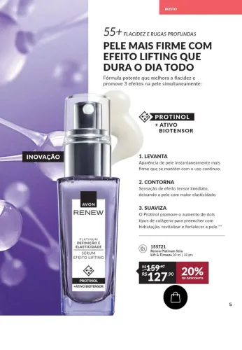 Sérum Efeito Lifting " DEFINIÇÃO e ELASTICIDADE" 30ml