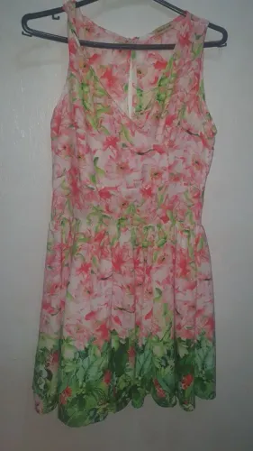 Vestido Floral Rosa
