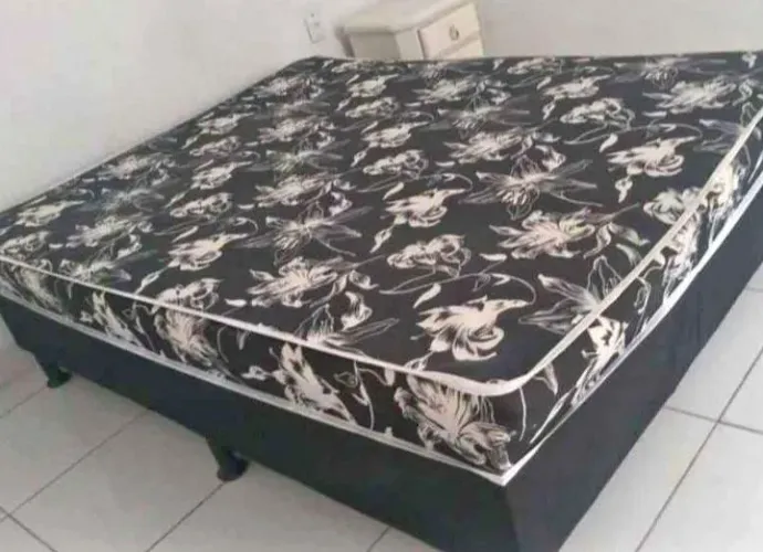 Cama Box Casal Black - PAGUE NA ENTREGA