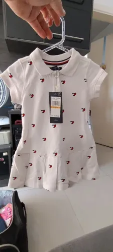 Vestido Infantil Tommy Hilfiger - Tamanho 2 Anos
