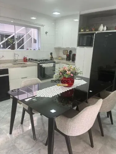 Sobrado à venda, 198 m² por R$ 900.000,00 - Vila Alzira - Santo André/SP