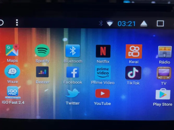 Multimídia Aikon completa tv dvd cd gps camera re hi-fi 3g na oferta 999,99