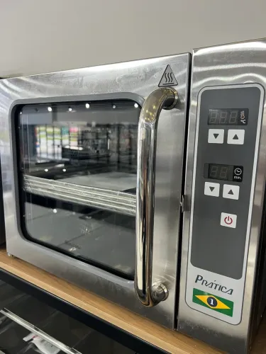 Forno prática convector 4 assadeiras sem vapor novo pronta entrega