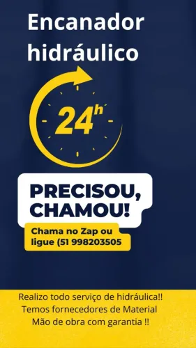 Encanador hidráulico Profissional 