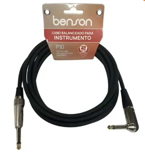 Cabo P10 / P10L Benson CI3L 3 Metros P/ Instrumento