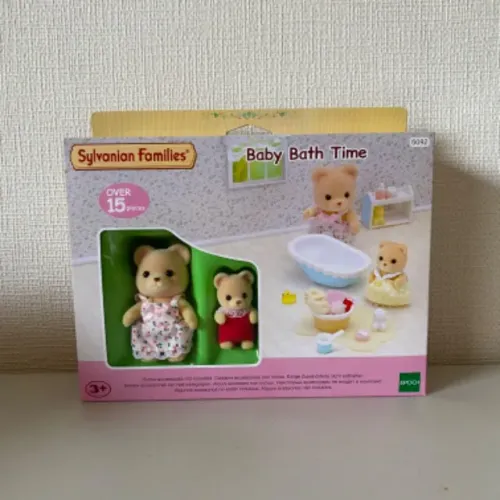 Sylvanian families - Baby bath time - hora do banho 