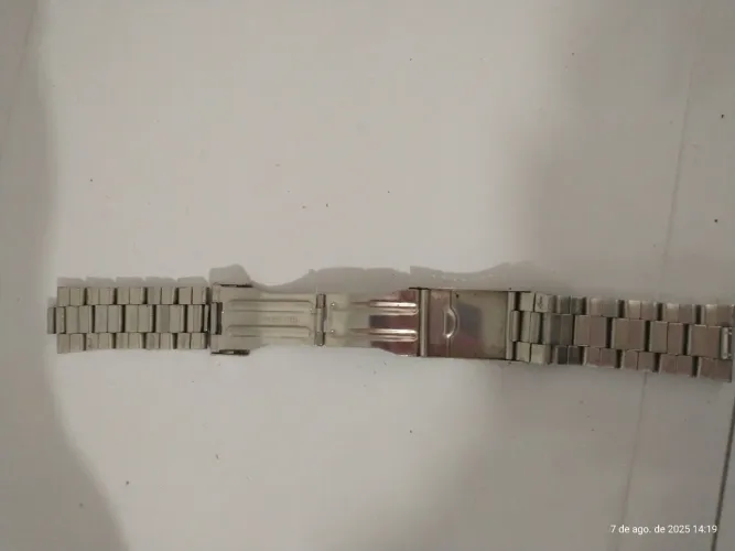 Pulseira de relógio de aço inoxidável