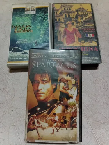 3 fitas vhs originais