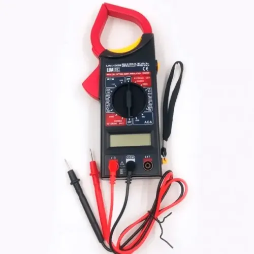 Alicate Amperímetro Multímetro Bip Som Digital Profissional
