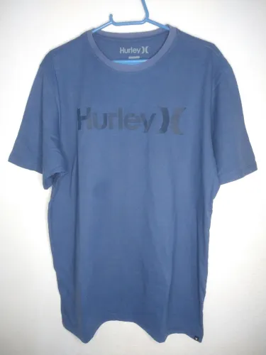 Aproveite* Camiseta Hurley Azul Manga Curta Tam. G