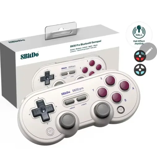 Controle 8bitdo Sn30 Pro Snes Bluetooth
