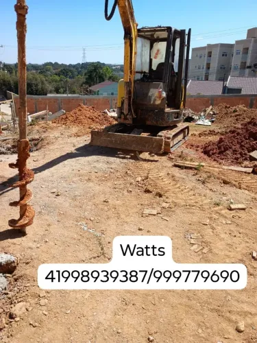 Bob cat terraplenagem Mine escavadeira